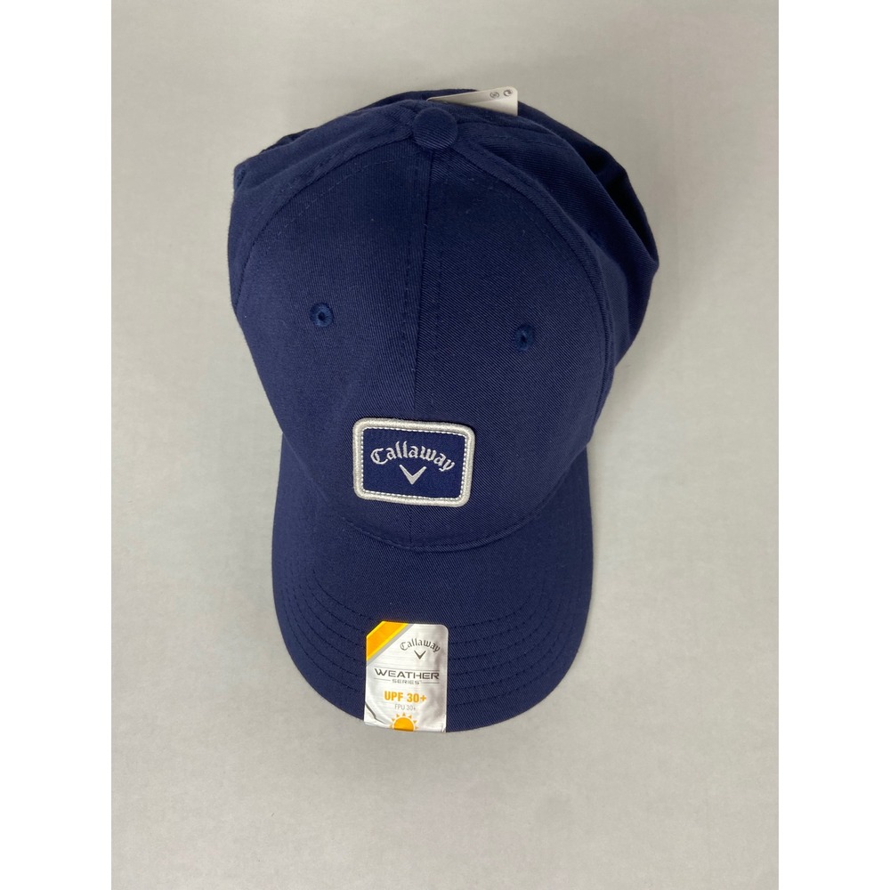 Callaway Weather Series Navy FlexFit Golf Hat S/M UPF 30+ NWT - Picture 11 of 16